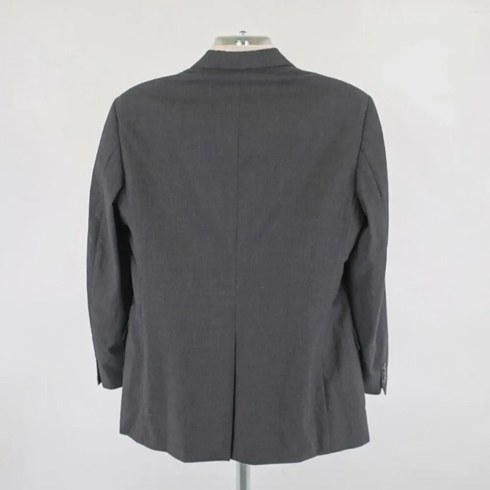 Jos A Bank Executive Collection Gray Wool Blazer 42R 2‎ Button